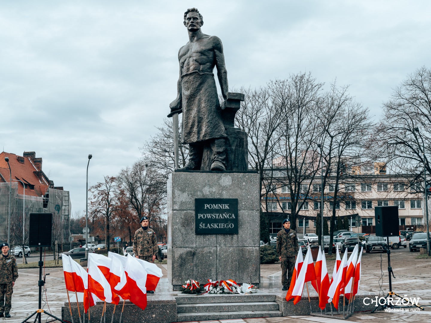 Uroczystość odsłonięcia Pomnika Powstańca Śląskiego